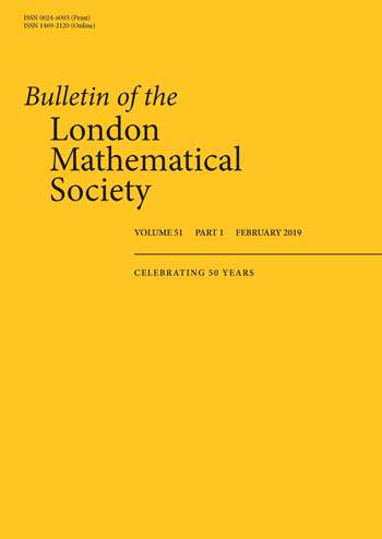 Bulletin of the London
Mathematical Society